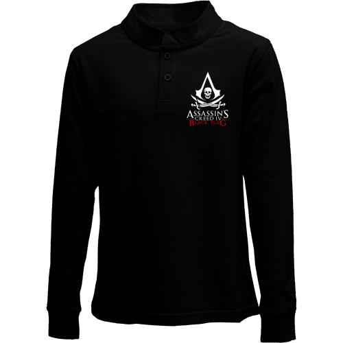 Дитячий лонгслів поло з лого Assassin's Creed IV Black Flag