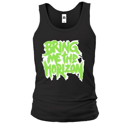 Чоловіча майка Bring me the horizon logo green