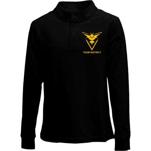 Дитячий лонгслів поло Pokemon Go Team Instinct