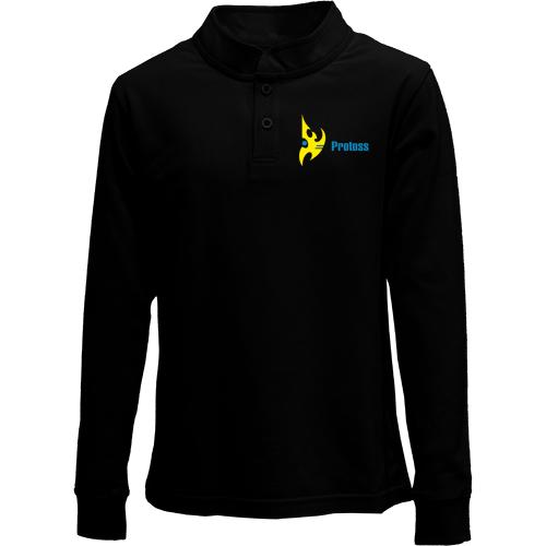 Дитячий лонгслів поло Starcraft Protoss