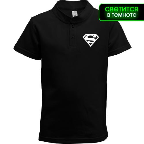 Детская футболка поло Superman (glow)