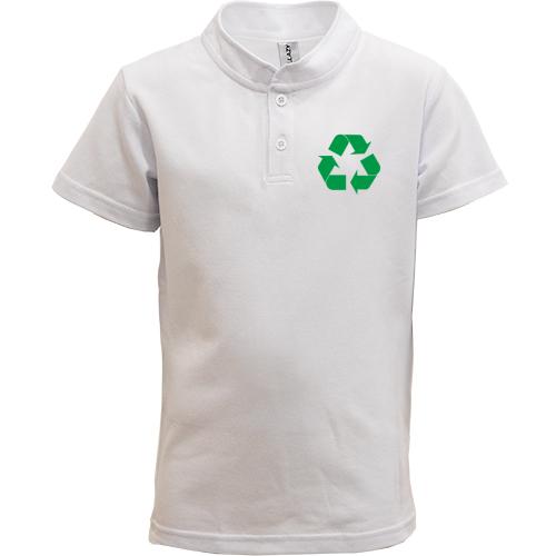 Детская футболка поло Recycle