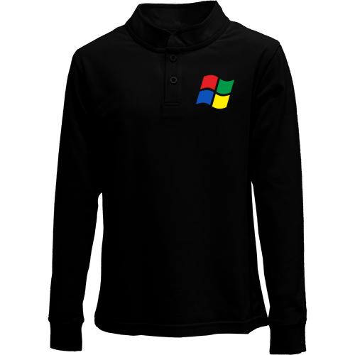 Дитячий лонгслів поло Windows