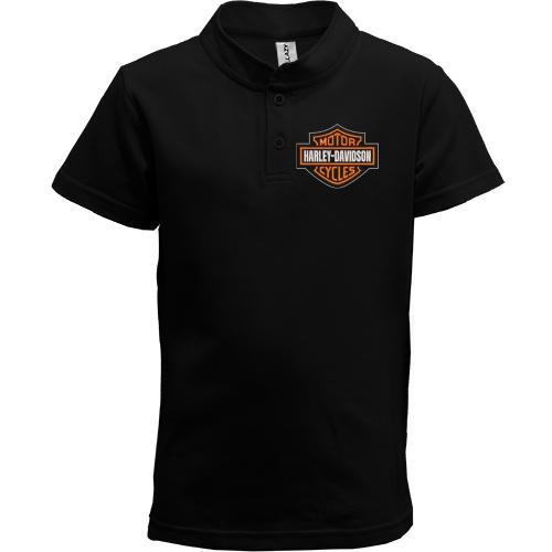 Детская футболка поло с лого Harley-Davidson на груди