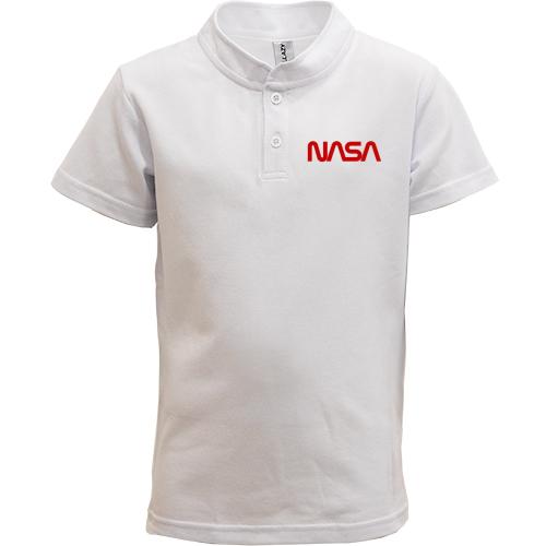 Дитяча футболка поло NASA Worm logo