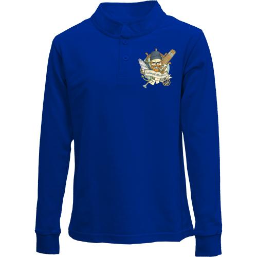 Дитячий лонгслів поло sailing collection