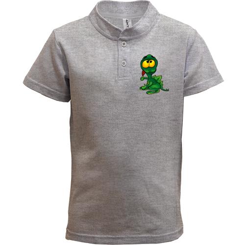 Детская футболка поло Green Dragon