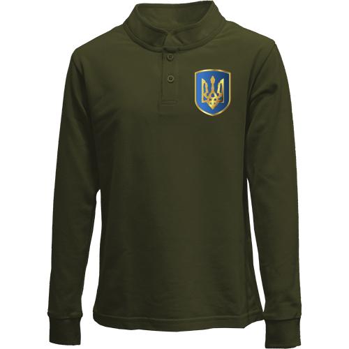 Дитячий лонгслів поло 