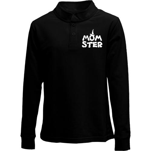 Дитячий лонгслів поло Mom ster
