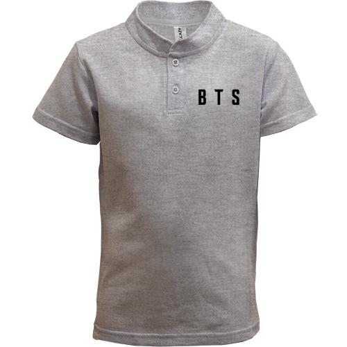 Детская футболка поло BTS (надпись)