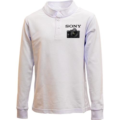Дитячий лонгслів поло Sony A7