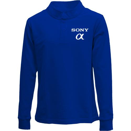 Детский лонгслив поло Sony Alpha