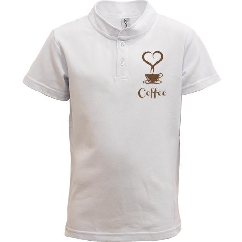 Дитяча футболка поло Coffee Love