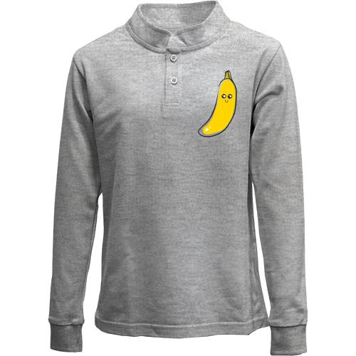 Детский лонгслив поло Cute Banana
