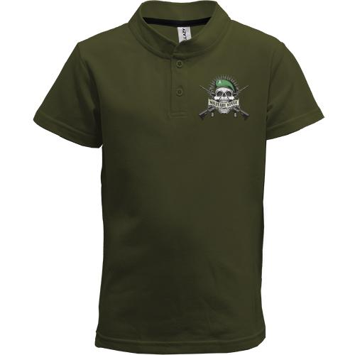 Детская футболка поло military style