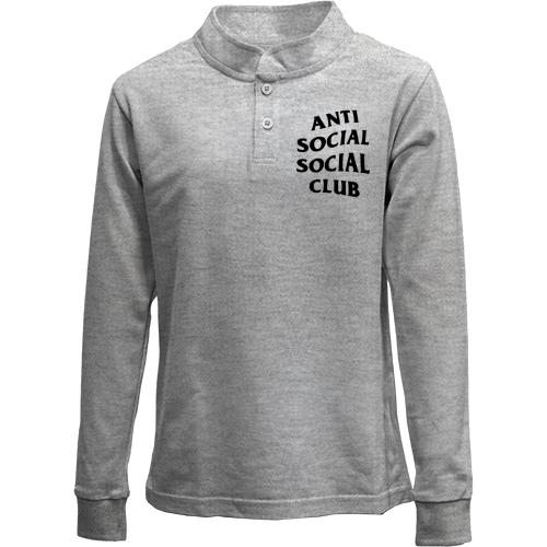 Дитячий лонгслів поло Anti Social Social Club