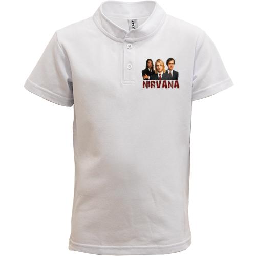 Детская футболка поло Nirvana (color)
