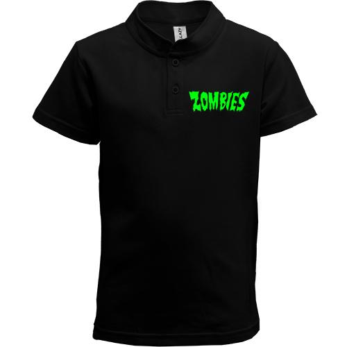Дитяча футболка поло  з написом Zombies