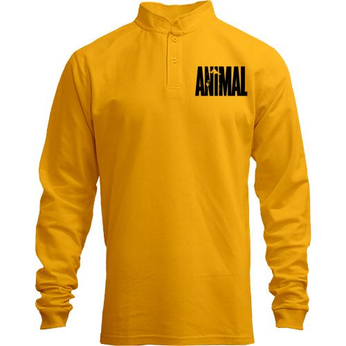 Лонгслив поло со стойкой Animal Pac