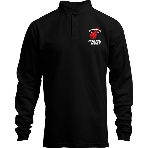 Лонгслів поло зі стійкою Miami Heat