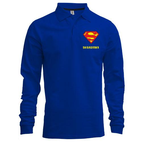 Лонгслив поло Superman для сисадмина