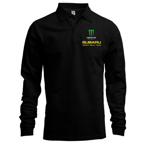 Лонгслив поло Subaru monster energy