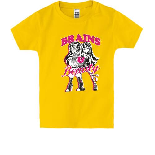 Детская футболка Brains beauty