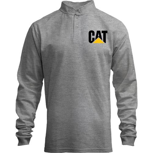 Лонгслів поло зі стійкою Caterpillar (CAT)