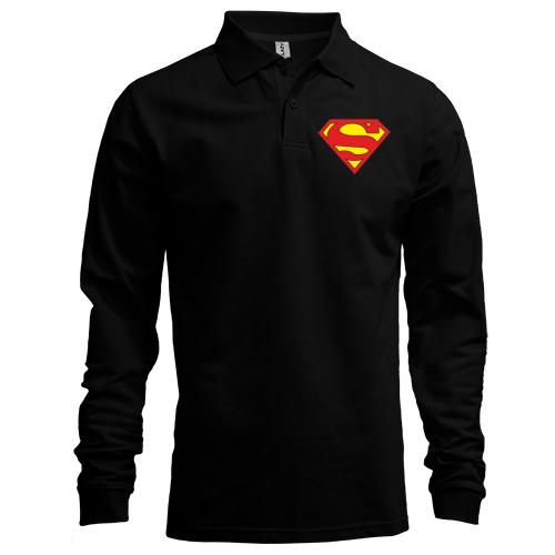 Лонгслив поло Superman