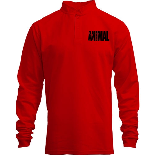 Лонгслів поло зі стійкою Animal Stak