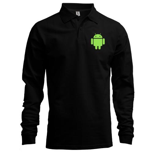Лонгслив поло Android