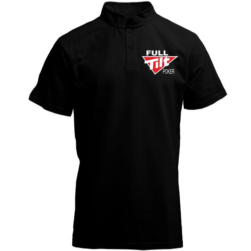 Футболка с воротником стойкой Full Tilt Poker