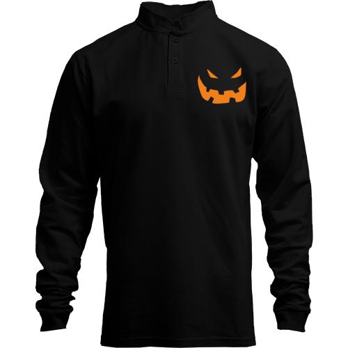 Лонгслів поло зі стійкою Halloween smile
