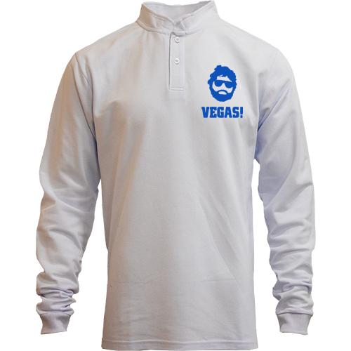 Лонгслив поло со стойкой Vegas!