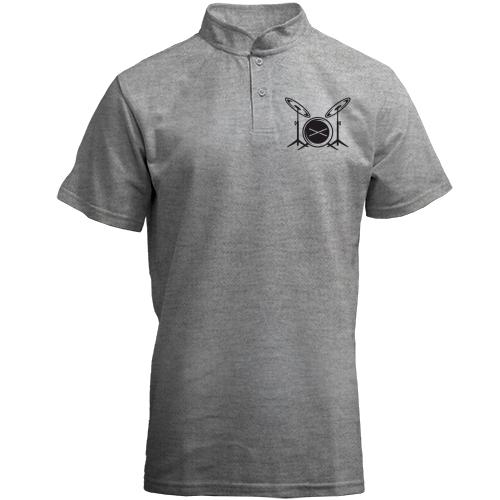 Футболка з коміром стійкою Барабанщик