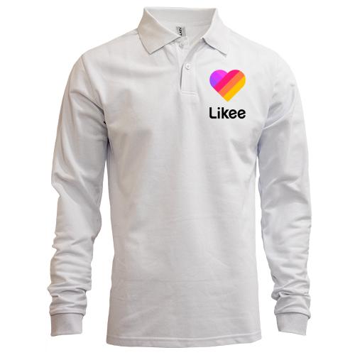 Лонгслив поло с логотипом Likee