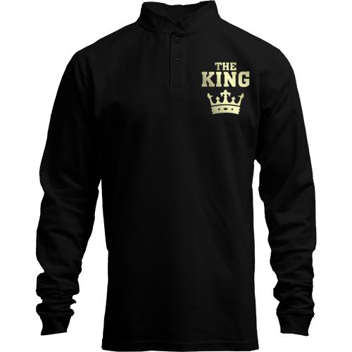 Лонгслів поло зі стійкою The King