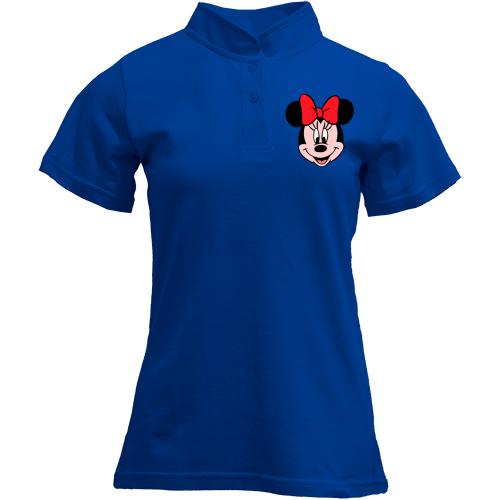 Футболка с воротником стойкой Minie Mouse 4
