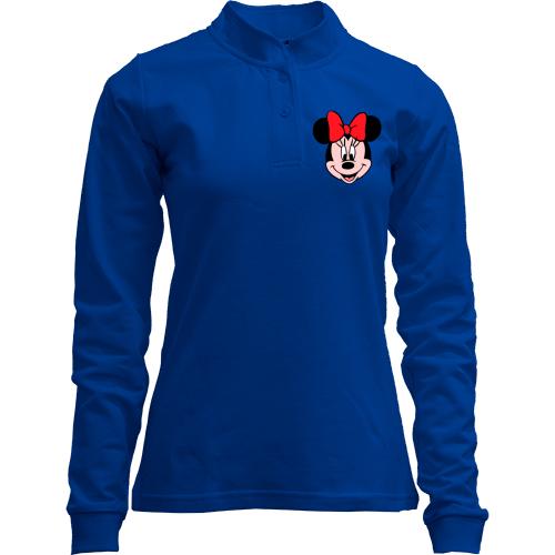 Лонгслив поло со стойкой Minie Mouse 4