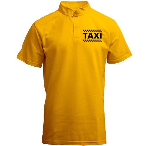 Футболка с воротником стойкой Taxi