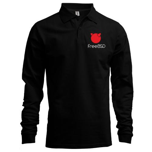 Лонгслів поло FreeBSD