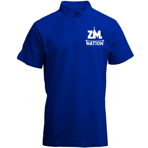 Футболка с воротником стойкой ZM Nation Провода