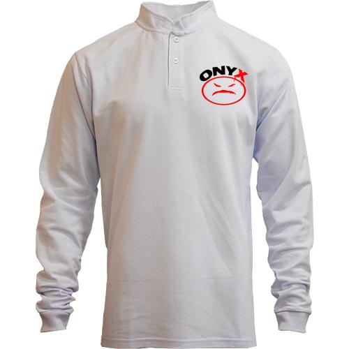 Лонгслив поло со стойкой Onyx