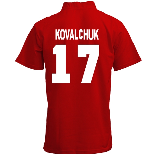 Футболка с воротником стойкой Ilya Kovalchuk