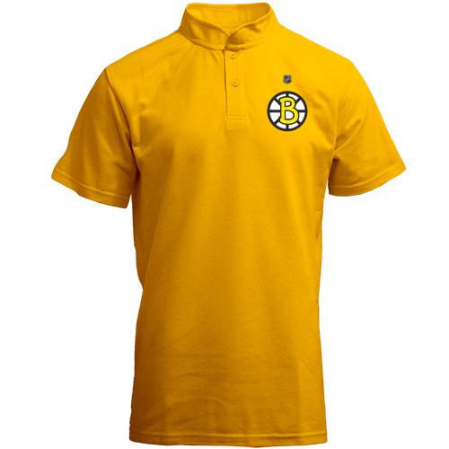 Футболка с воротником стойкой Boston Bruins