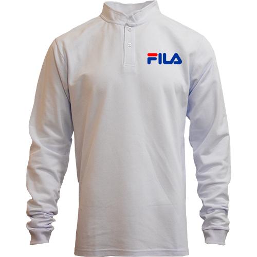 Лонгслив поло со стойкой FILA