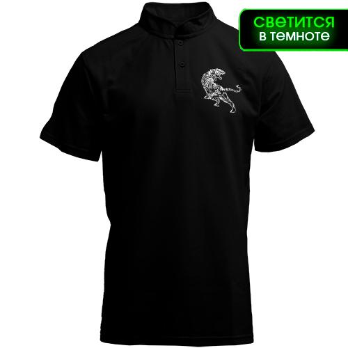 Футболка с воротником стойкой Tiger