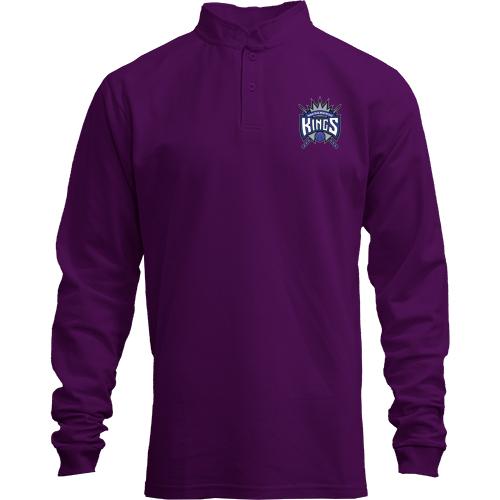 Лонгслів поло зі стійкою Sacramento Kings