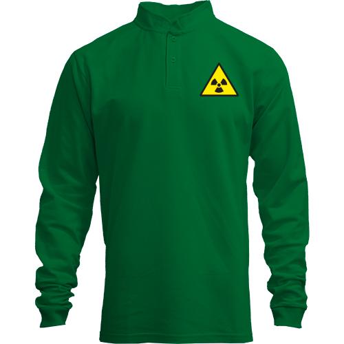 Лонгслив поло со стойкой Леонарда Radioactive