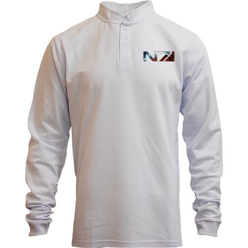Лонгслів поло зі стійкою Mass Effect N7